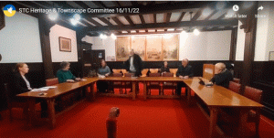 Video of the STC Heritage & Townscape Committee meeting on 16-11-22
