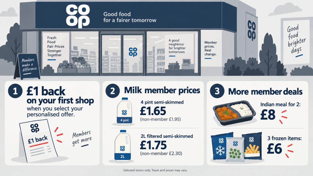 Co-op membership can pay for itself in one shop