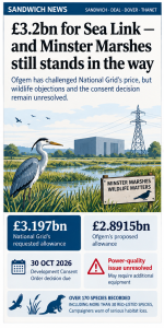 £3.2bn for Sea Link — and Minster Marshes still stands in the way